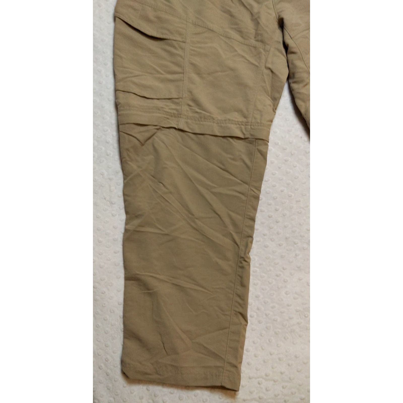 The North Face The North Face Pants Mens 2XL Beige Nylon Zip Off Convertible Cargo Straight Leg Ground Outdoor Hiking Trail / Travel / Workwear Mens Size US 39 - 3 Thumbnail