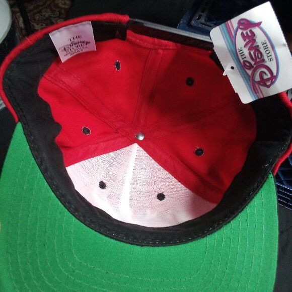 Disney NWT Vintage Disney Mickey Mouse Plane Crazy Snap Hat Cap Size ONE SIZE - 6 Thumbnail
