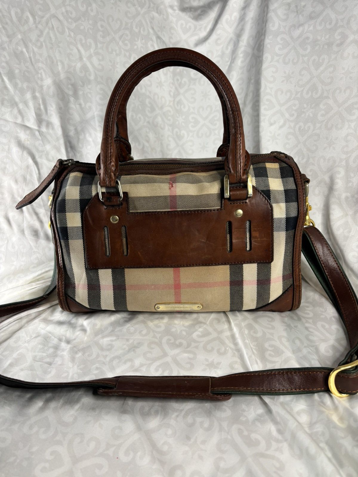 Burberry Burberrys Speedy Bag with add on Long Strap Size ONE SIZE - 1 Thumbnail