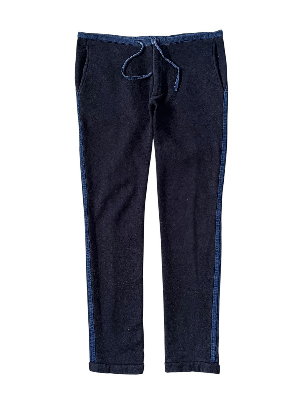 Blue Blue Japan Blue Blue 🇯🇵 Indigo Cotton Hair Blend Drawstring Pants Size US 34 / EU 50 - 2 Thumbnail