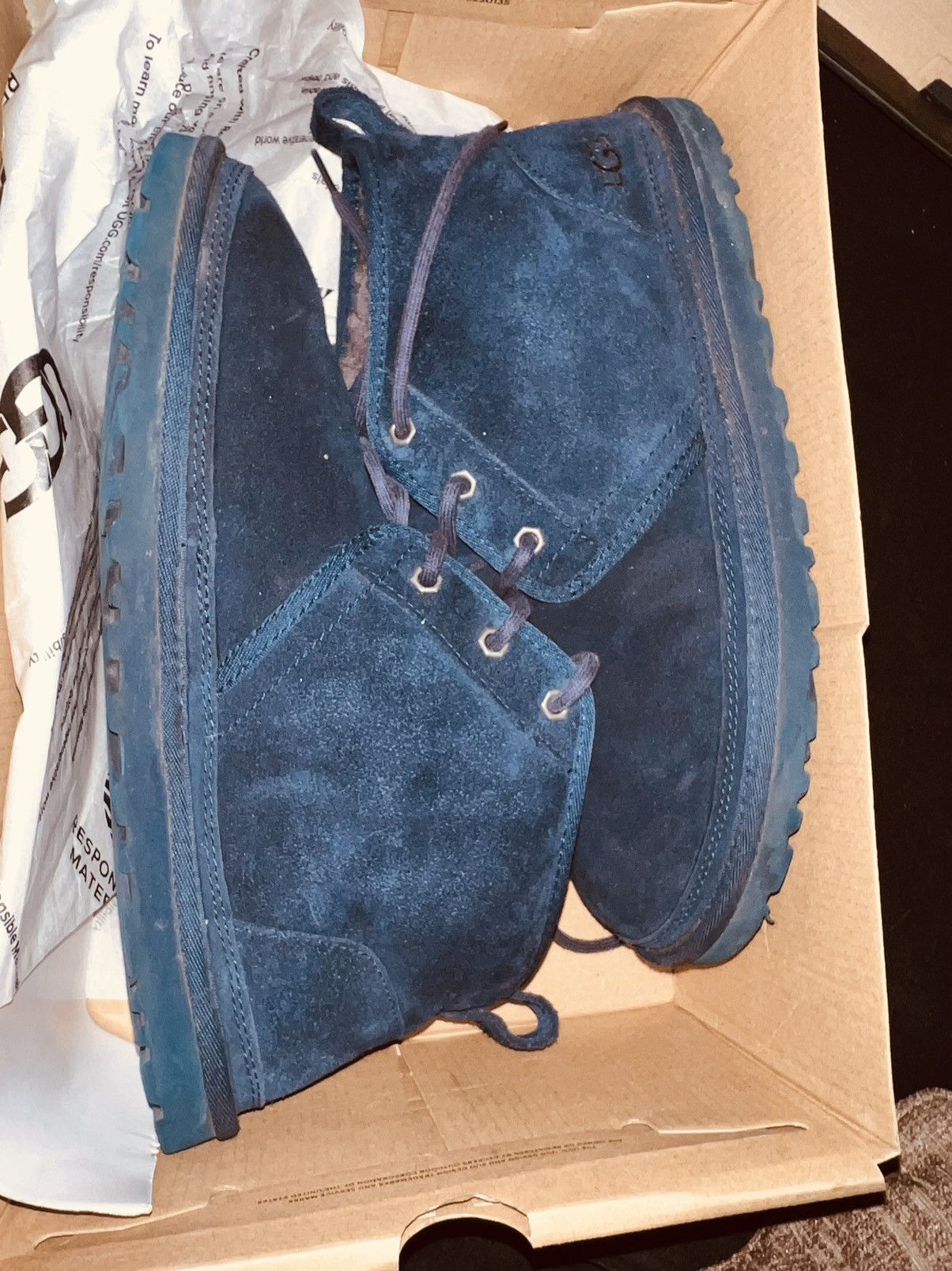 Ugg UGG Nuemel Mens Size 11 Navy Size US 11 / EU 44 - 1 Thumbnail