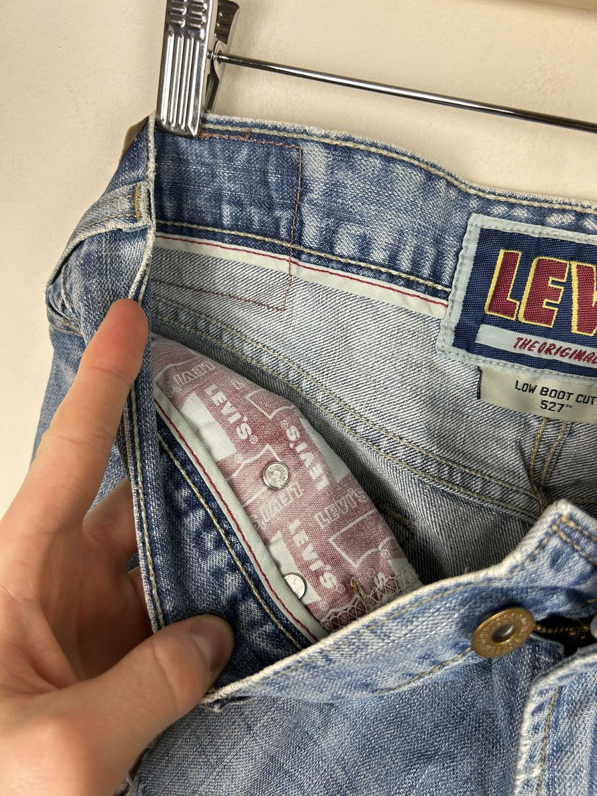 Levi's Vintage Clothing × Vintage Vintage 00s Levi’s 527 Boocut Flare Jeans Size US 34 / EU 50 - 12 Thumbnail