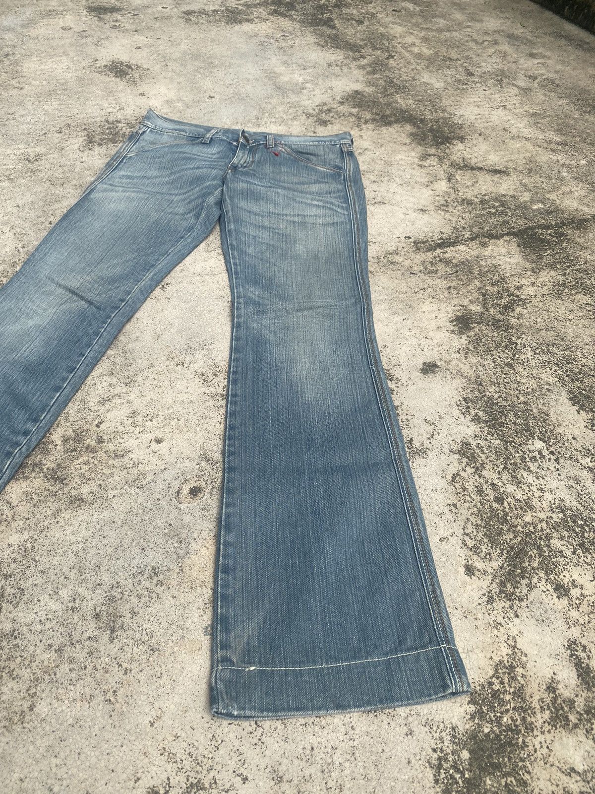 Designer × Diesel × If Six Was Nine Flare Jeans Diesel Faded Low Rise Bootcut Size US 30 / EU 46 - 2 Thumbnail