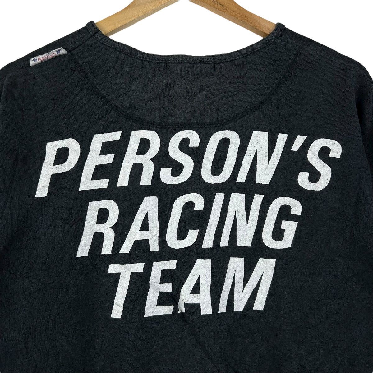 PERSON'S Vintage Person’s Racing Team Black Japanese Motorsport Size US XL / EU 56 / 4 - 5 Thumbnail
