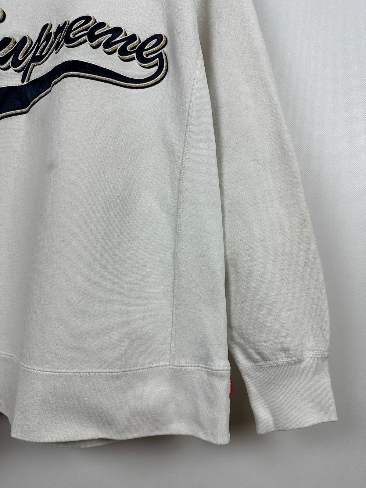 Supreme Supreme Brush Script White Crewneck Sweatshirt Size US L / EU 52-54 / 3 - 10 Thumbnail