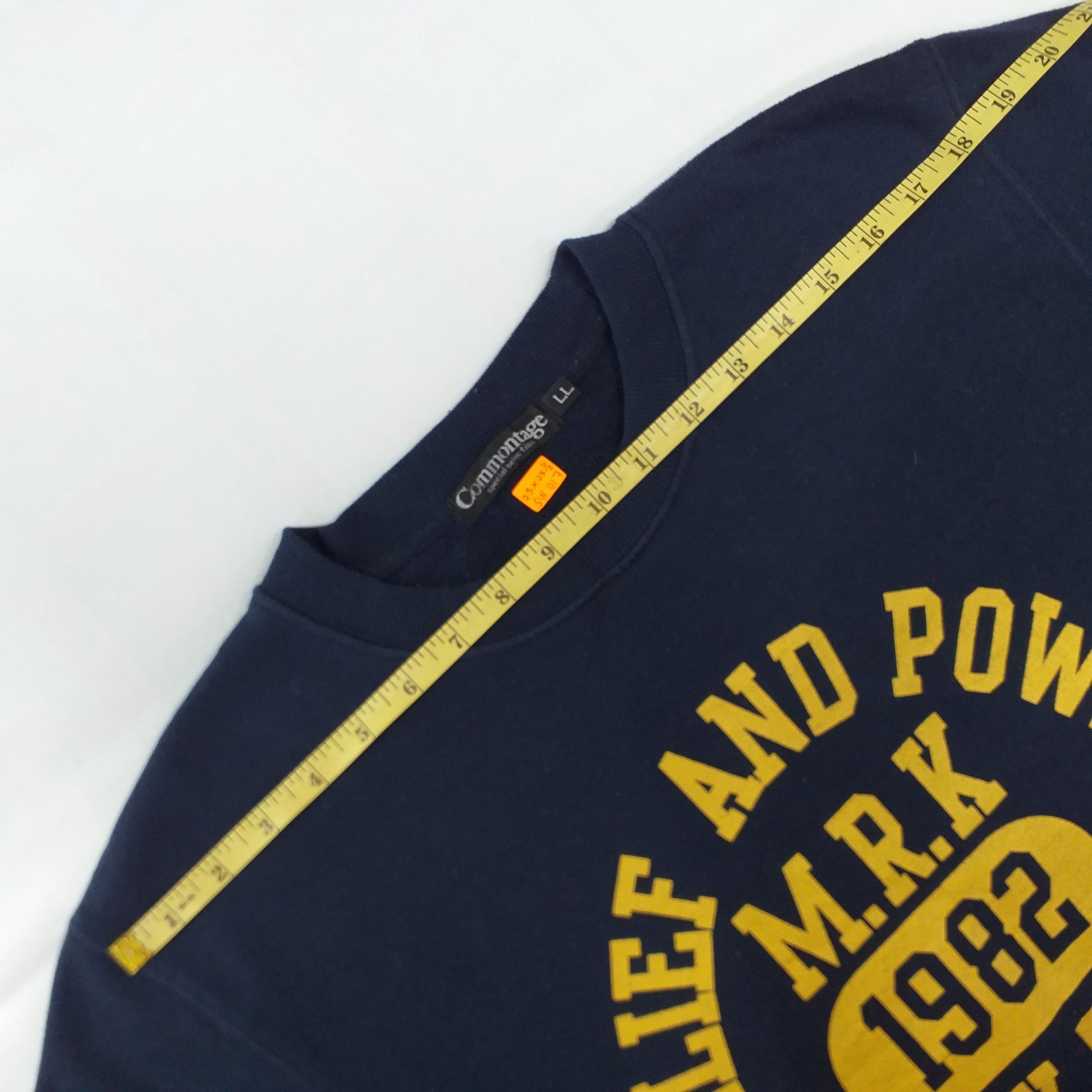 Japanese Brand Vintage Commontage Sweatshirt -SW017 Size US M / EU 48-50 / 2 - 5 Thumbnail
