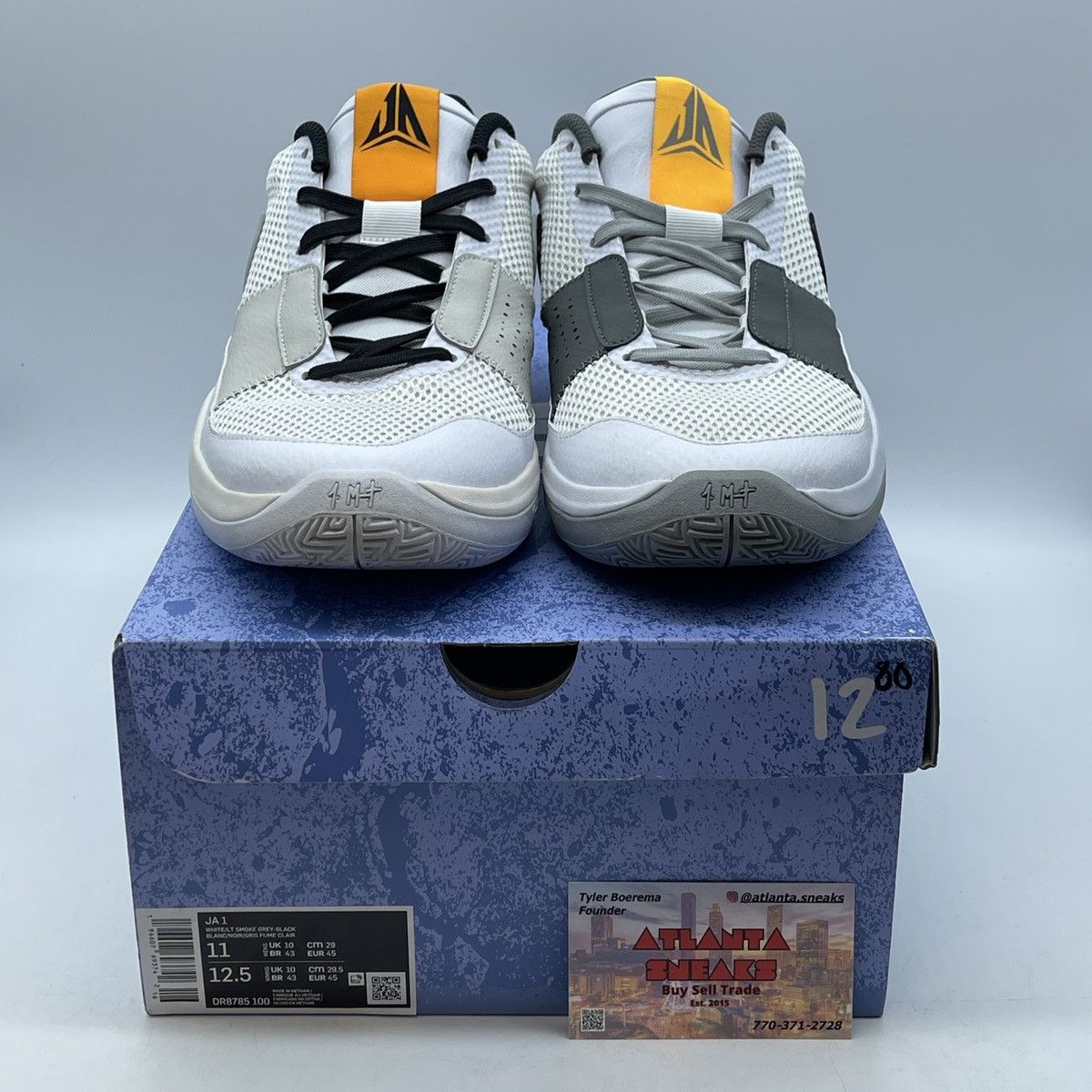 Nike Ja 1 light smoke grey Size US 11 / EU 44 - 2 Thumbnail
