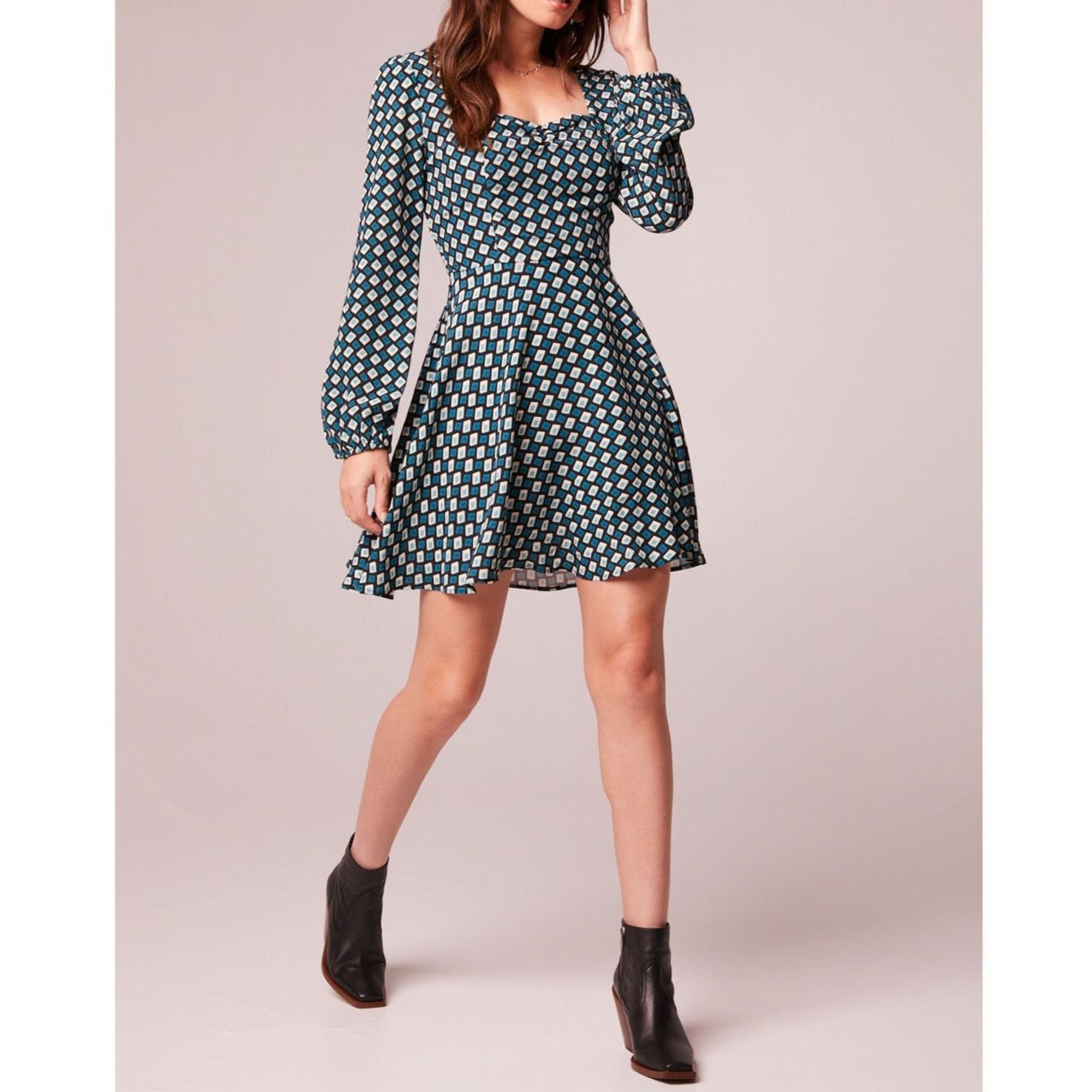 Other NWT Band of the Free Genevieve Diamond Mini Dress Sz. S Size S / US 4 / IT 40 - 4 Thumbnail
