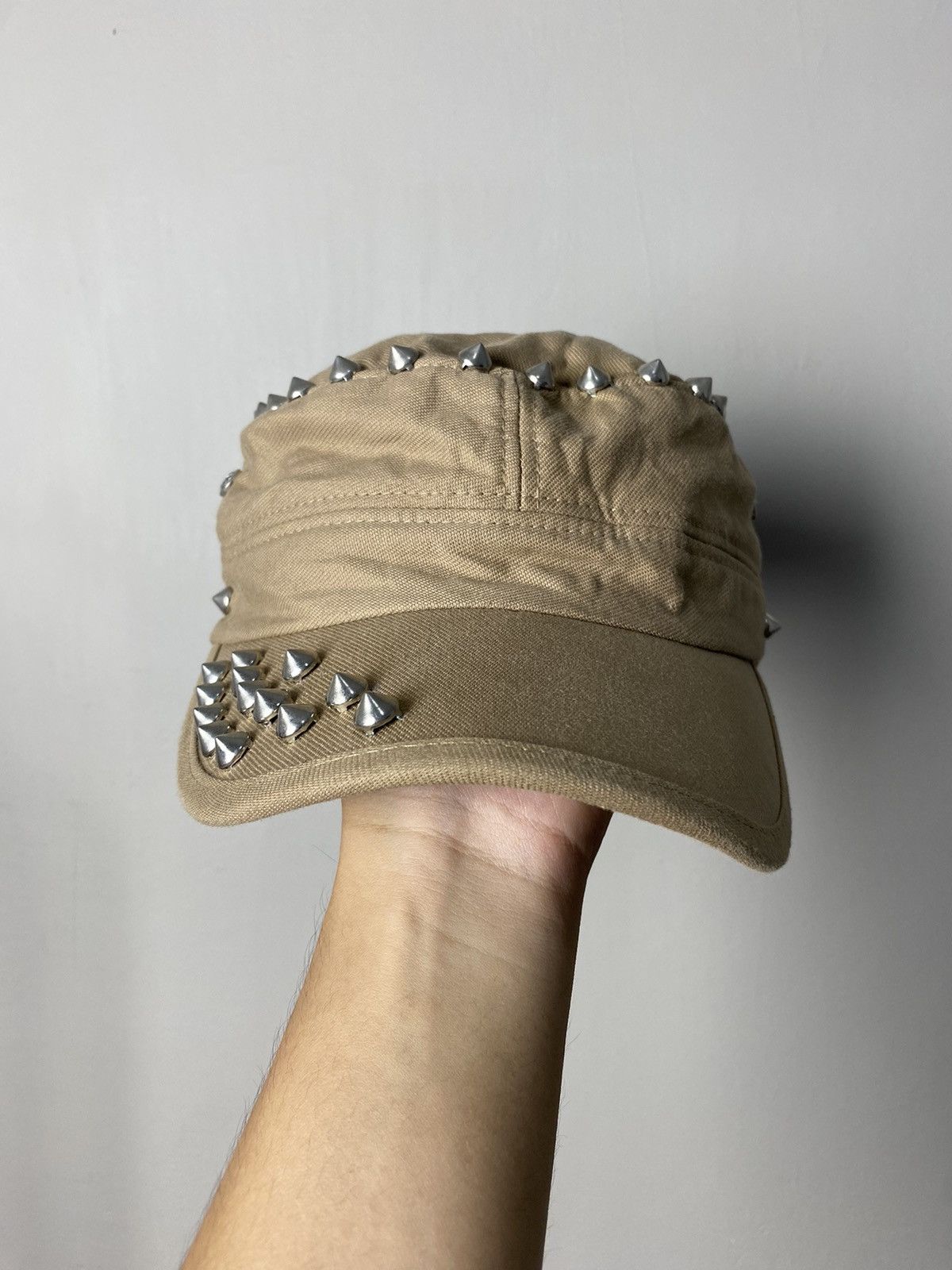 If Six Was Nine × Japanese Brand × Le Grande Bleu (L.G.B.) Cadet Studded Punk Hat Size ONE SIZE - 2 Thumbnail