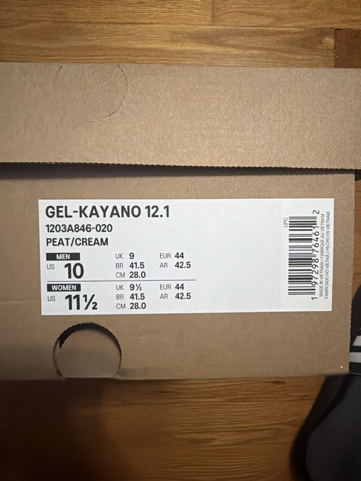 Asics × Kith Kith x Asics Gel Kayano 12.1 Peat Cream Size US 10 / EU 43 - 7 Thumbnail