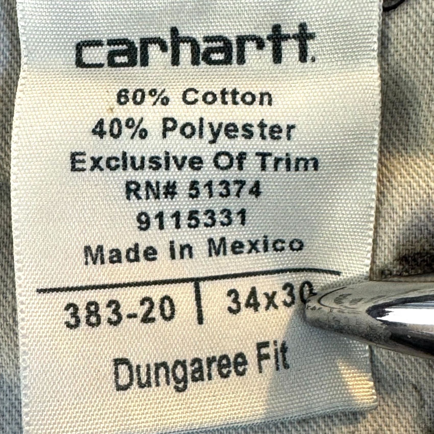 Carhartt Carhartt Carpenter Pants 34 x 30 Navy Ripstop Relaxed Workwear Pants Mens Size US 34 / EU 50 - 6 Thumbnail