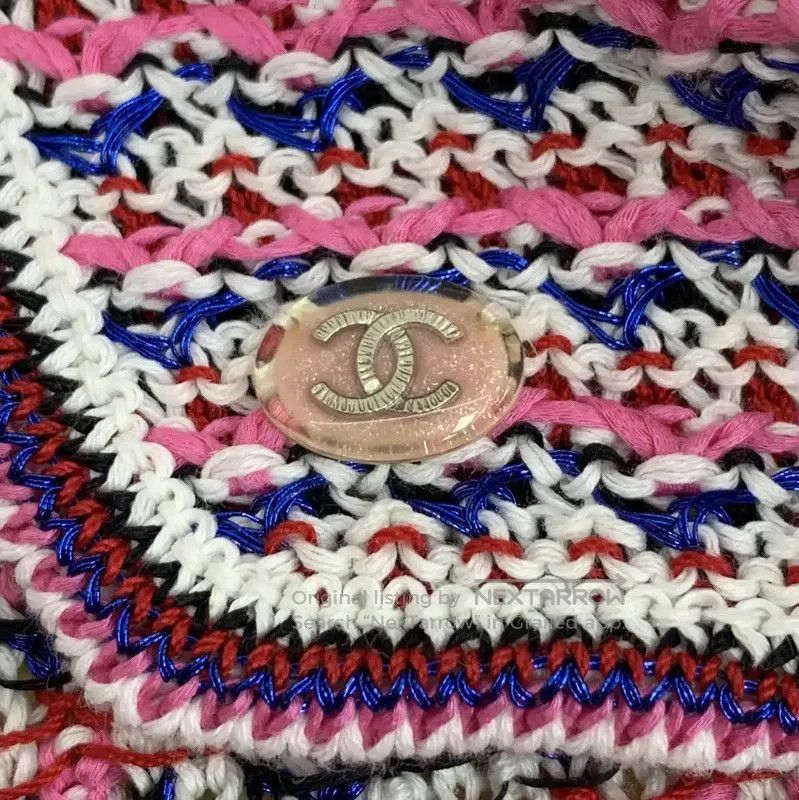Chanel Chanel Pink Cotton Short-Sleeve Sweater . Size S / US 4 / IT 40 - 5 Thumbnail