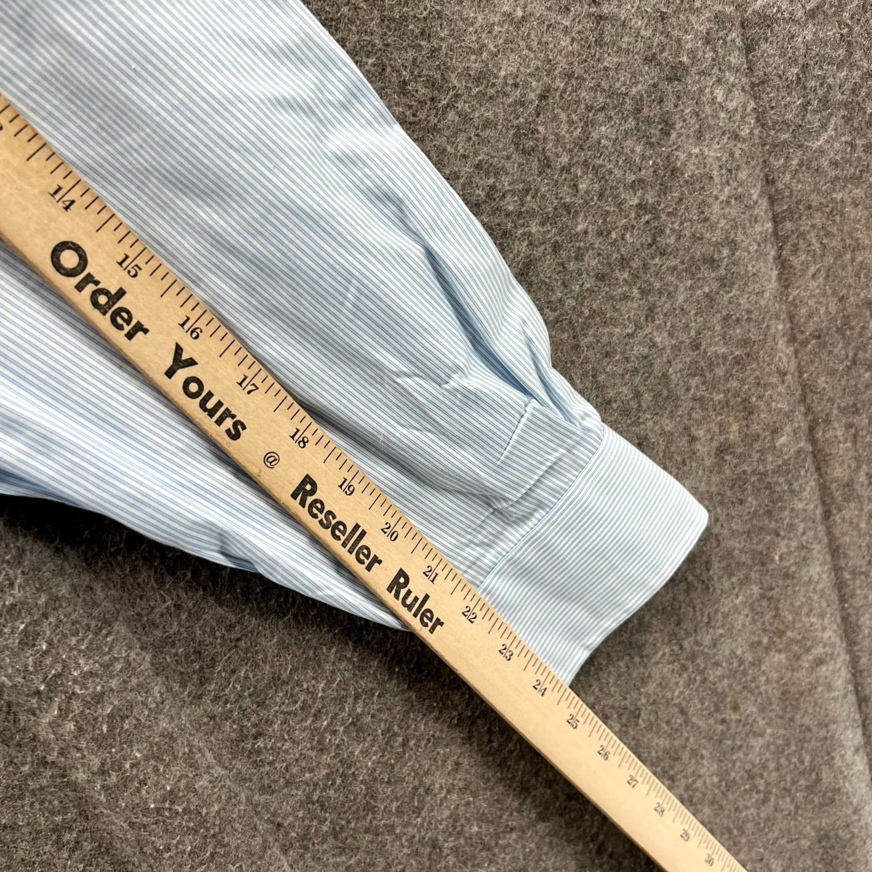 Vineyard Vines Vineyard Vines Shirt Mens 16 Blue Button-Down Oxford Dress 100's 2 Ply Blue Size 42R - 3 Thumbnail