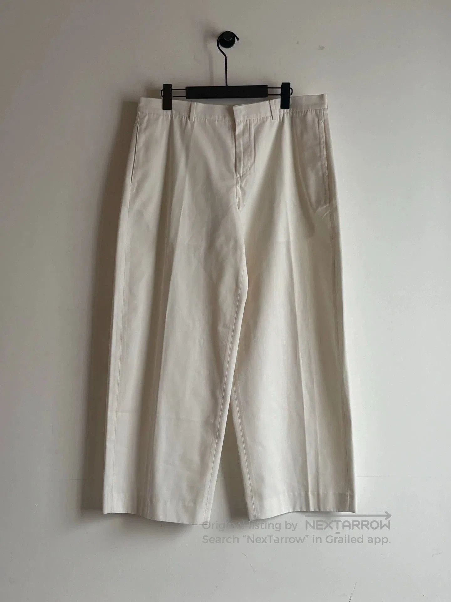 Dior White Casual Pants Size 34. Size US 34 / EU 50 - 1 Thumbnail
