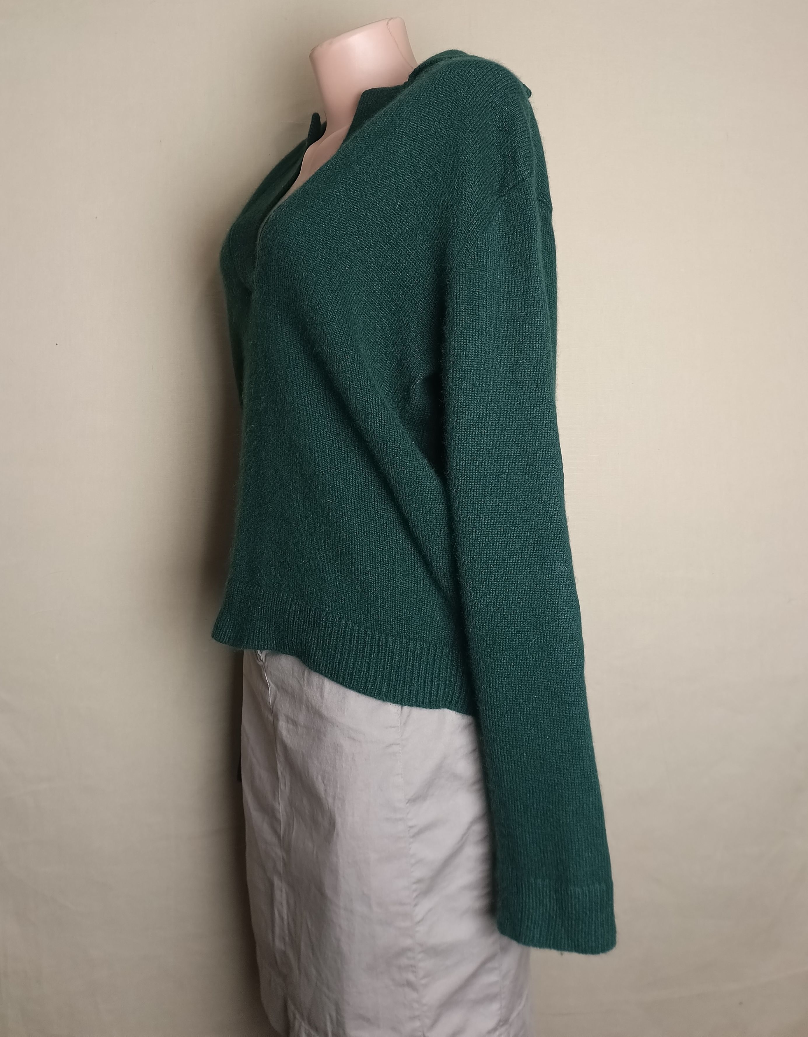 Lisa Yang LISA YANG Cashmere Celeste Pullover Sweater Green Size 1 S/M Size S / US 4 / IT 40 - 5 Thumbnail