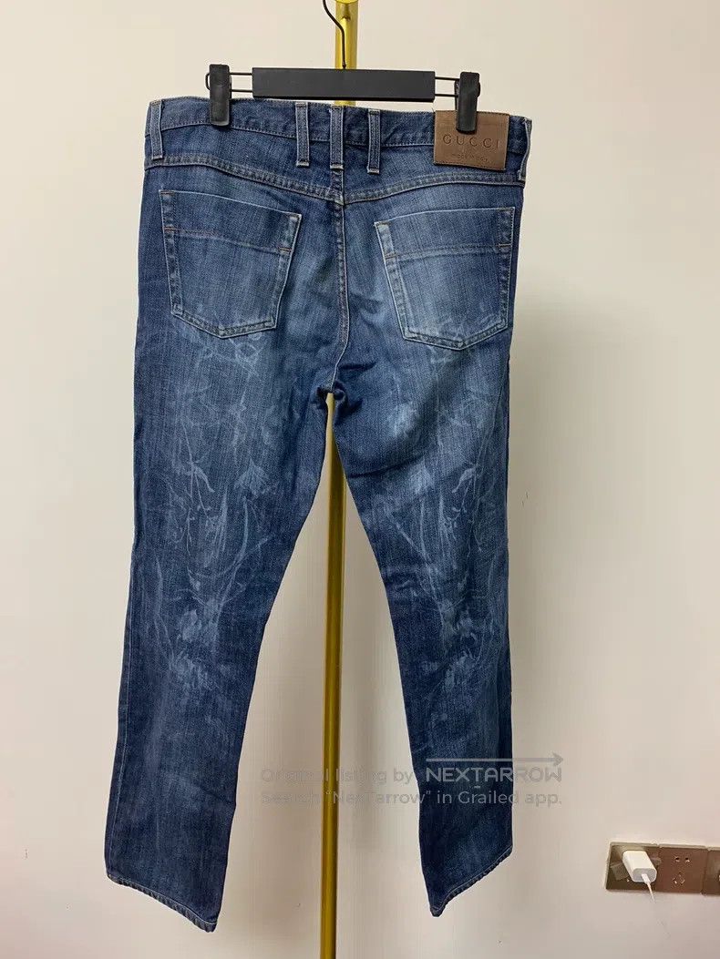 Gucci Gucci Printed washed jeans Size US 30 / EU 46 - 2 Thumbnail