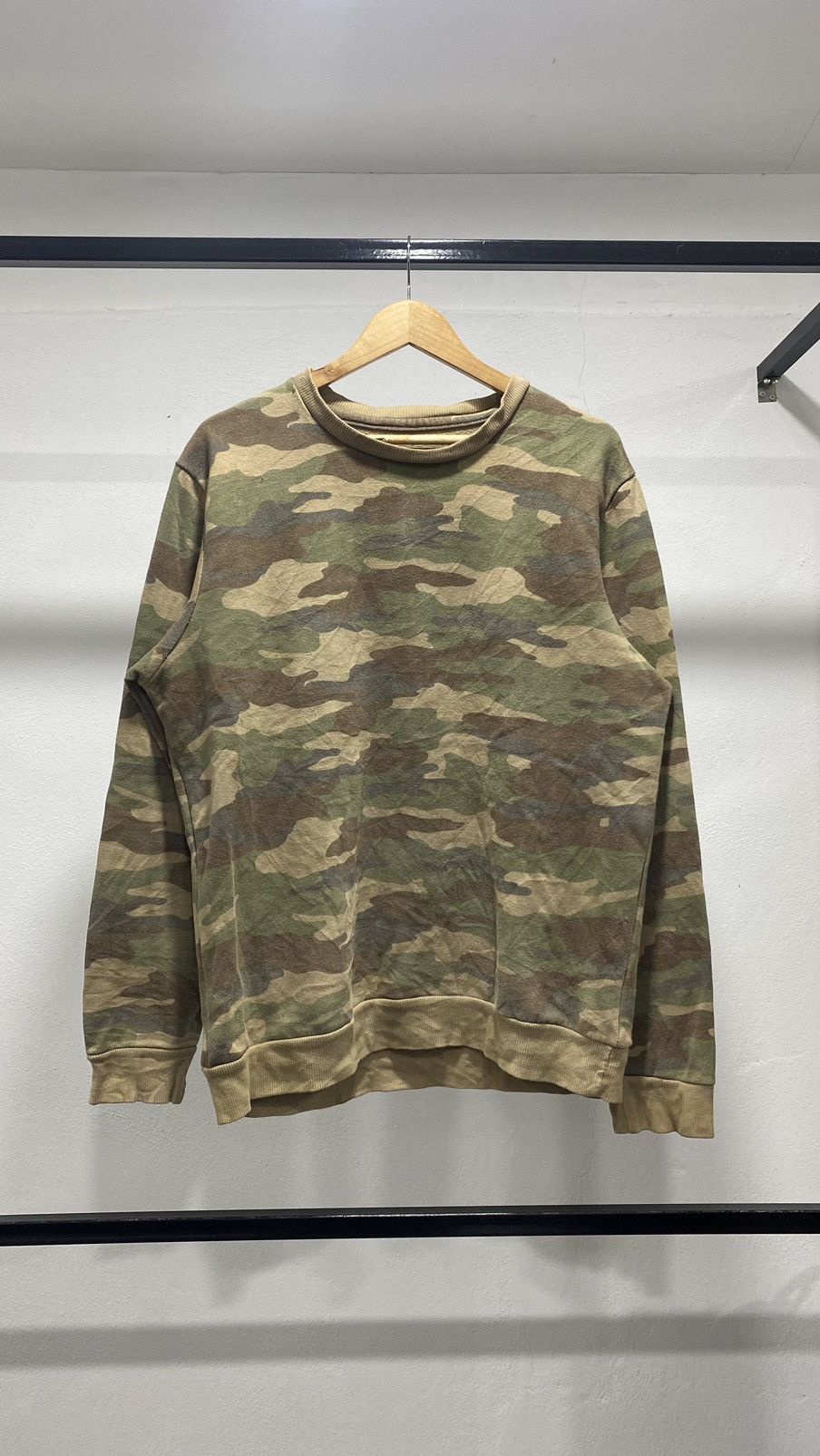 Vintage ‼️FINAL DROP‼️Army Military Sweater Camo Size US L / EU 52-54 / 3 - 1 Thumbnail