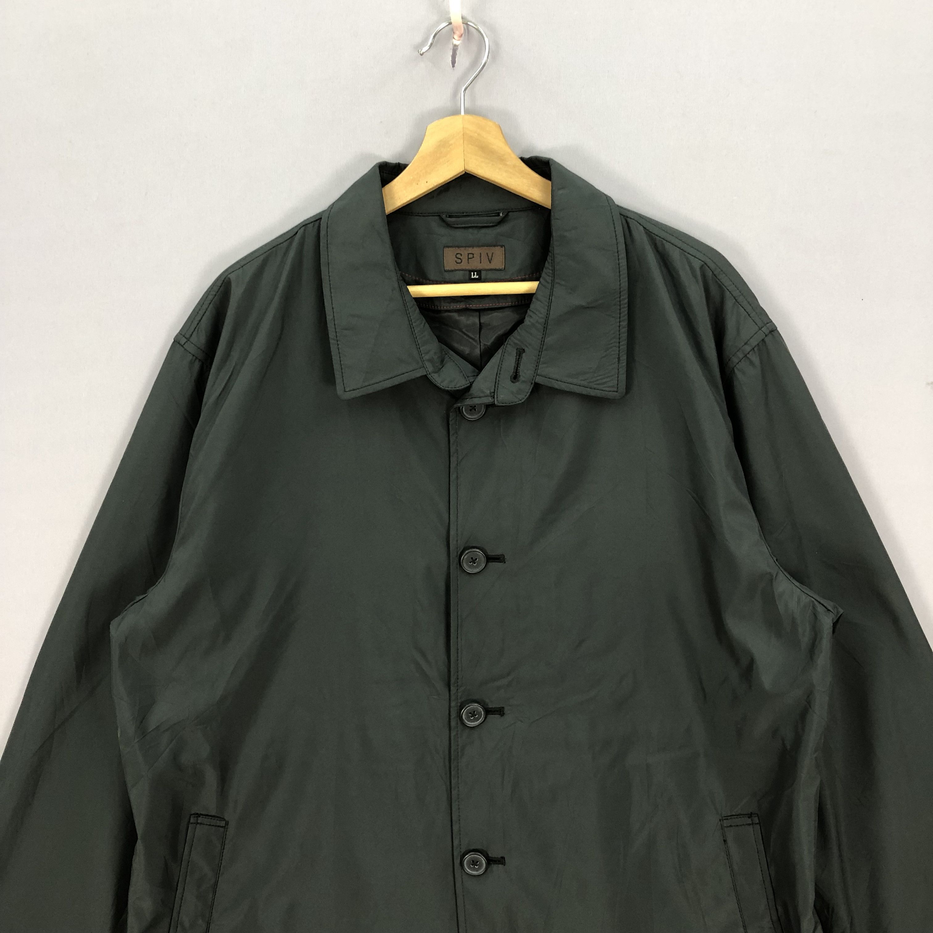 Japanese Brand Vintage Y2K SPIV Japanese Trench Logn Jackets Size L / US 10 / IT 46 - 3 Thumbnail