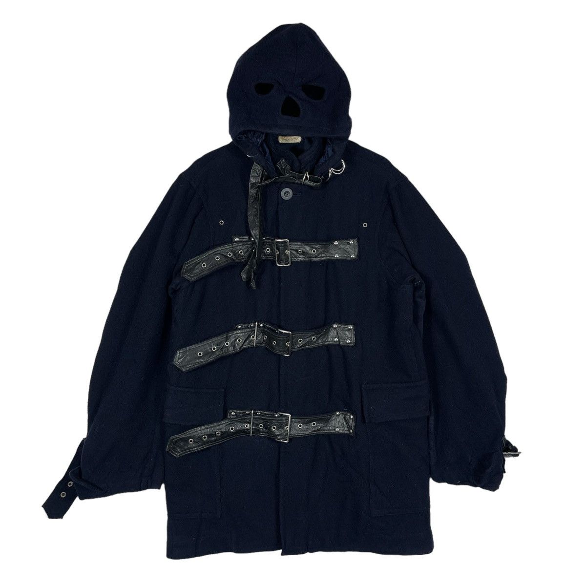 If Six Was Nine × Seditionaries Vintage Milkboy Industrial Punk Long Jacket Duffle Coat Size US L / EU 52-54 / 3 - 2 Thumbnail