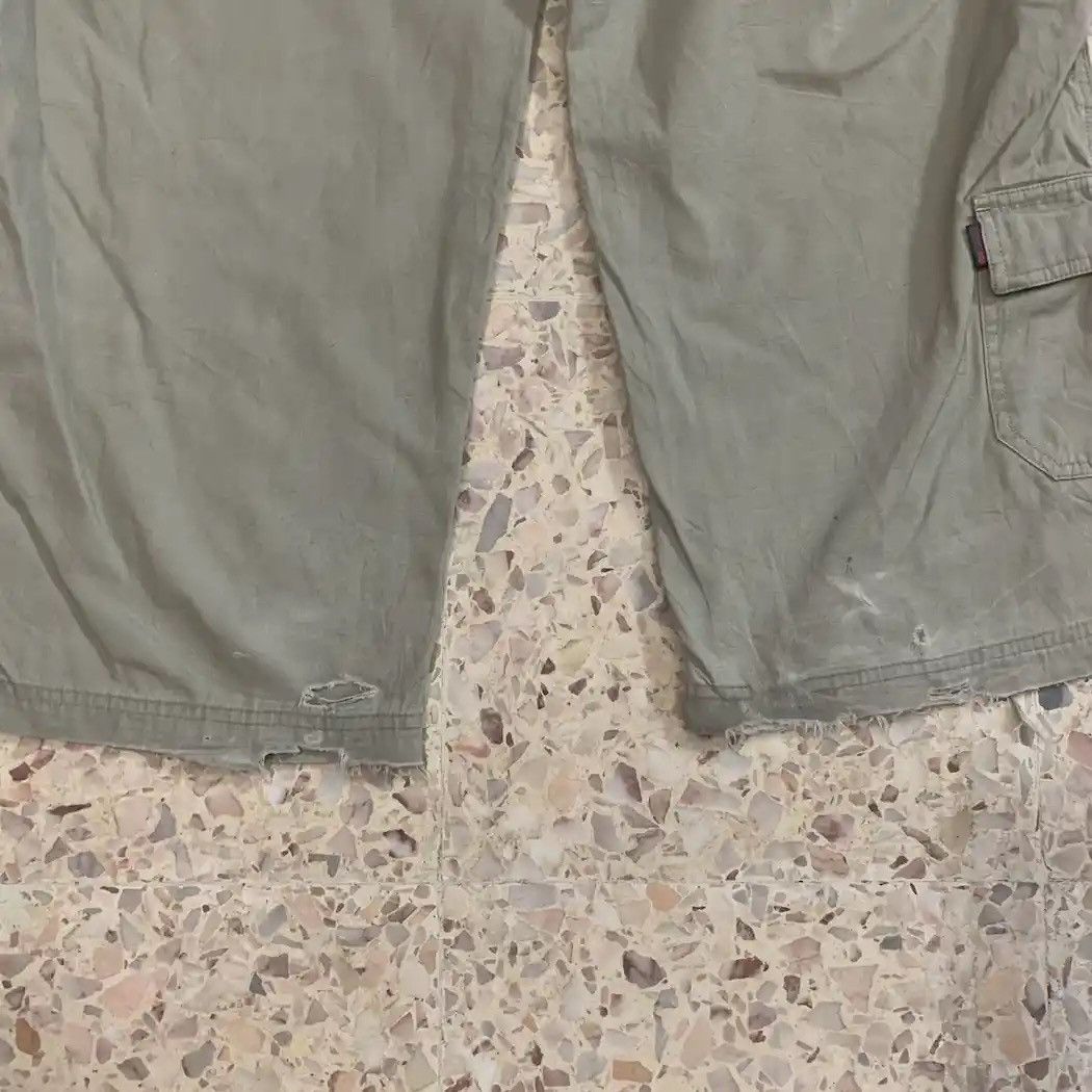 Split × Vintage Vintage SPLIT Trousers Baggy Outdoor Hiking Khaki Pants Size US 33 - 15 Thumbnail
