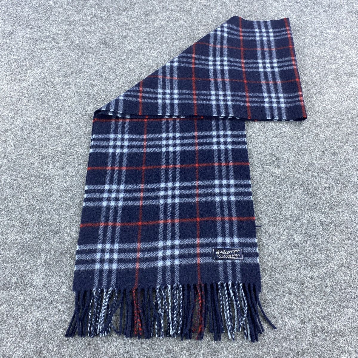 Burberry × Vintage Burberry Scarf # Muffler # Neckwear # D656 Size ONE SIZE - 5 Thumbnail