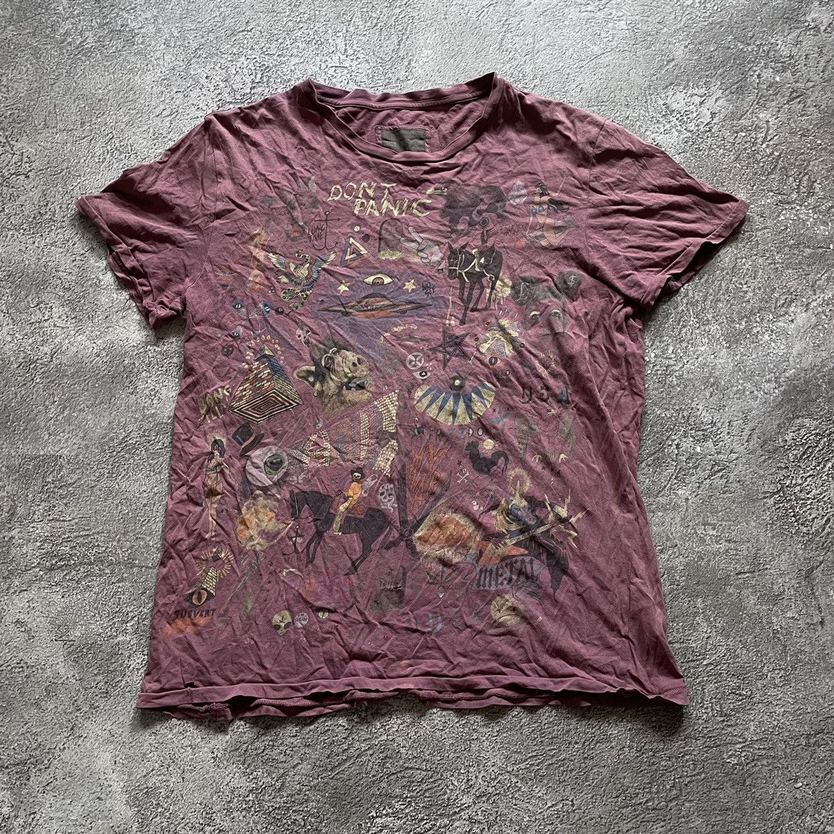 Vintage Vintage Y2K All Saints Sun Faded Graphic Tee Streetwear M Size US M / EU 48-50 / 2 - 2 Thumbnail