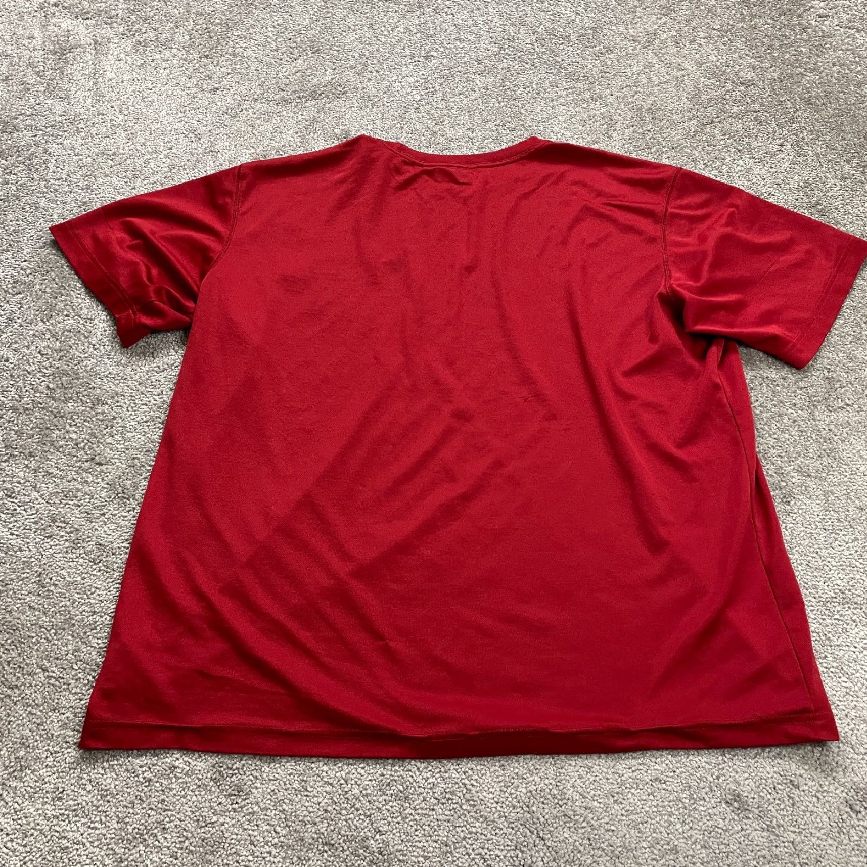 Vintage Columbia Meeker Peak Omni Wick T-Shirt Mens 2XL Red Crew Neck Short Sleeve Fish Outdoor Classic Logo Shirt Size US XXL / EU 58 / 5 - 2 Thumbnail