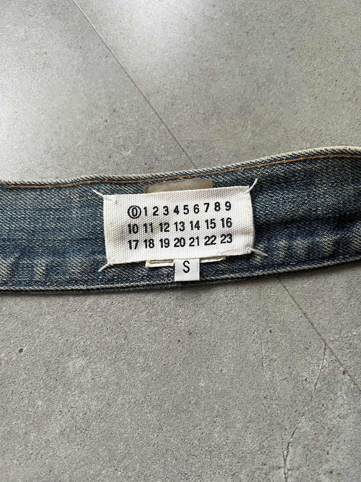 Maison Margiela AW99 Maison Martin Margiela Backstitch Artisanal Denim Belt Size ONE SIZE - 3 Thumbnail