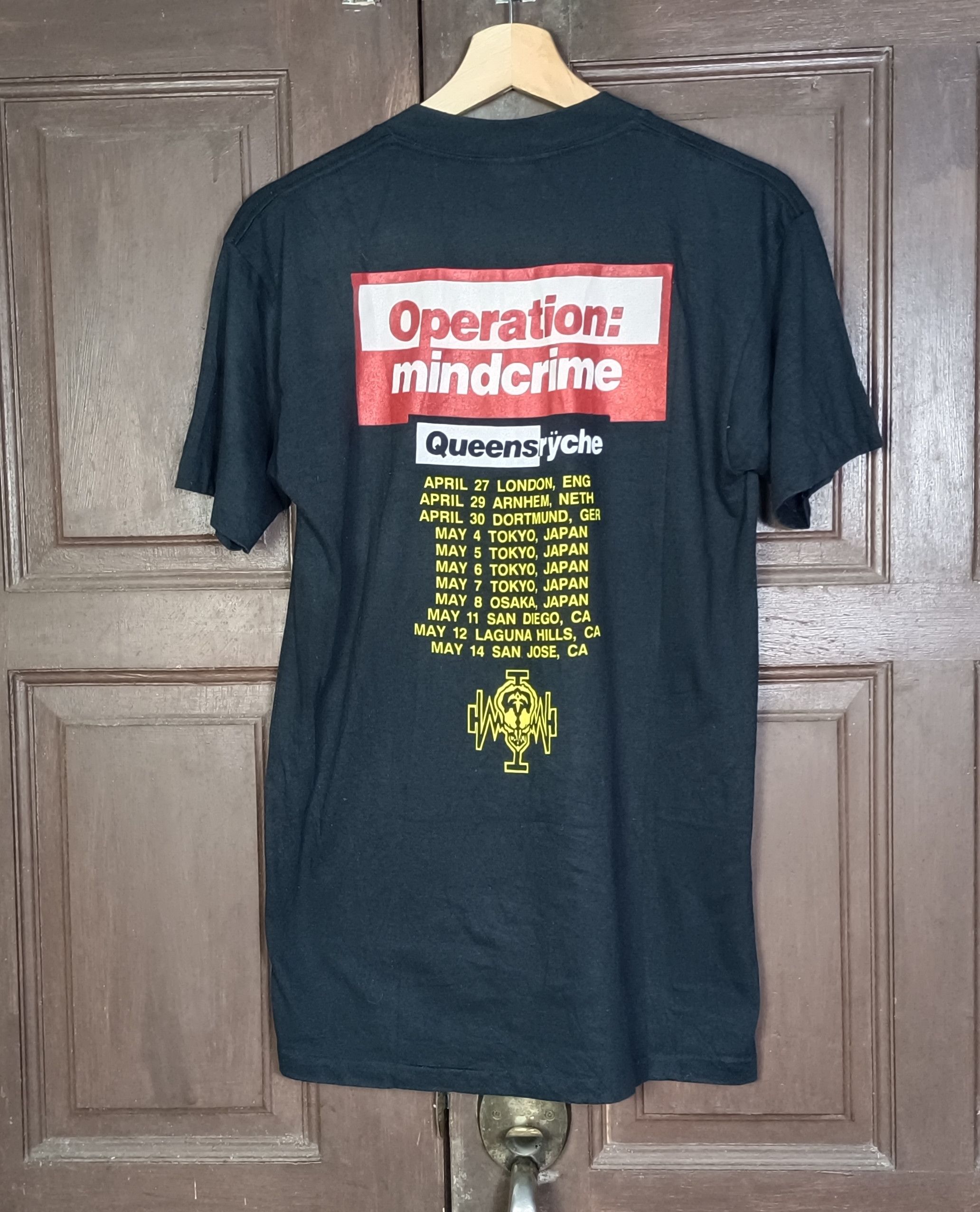 Band Tees Rare Vintage 80s🔥🔥 Queensryche Operation Mindcrime Size US M / EU 48-50 / 2 - 3 Thumbnail