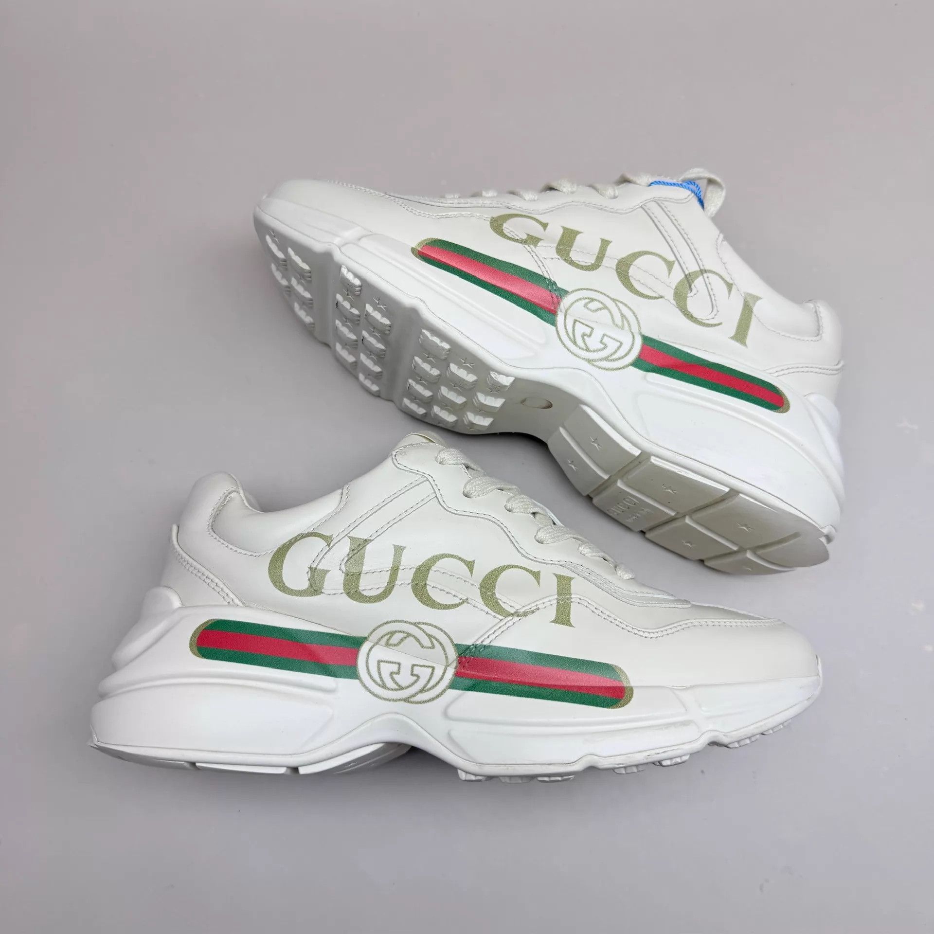 Gucci GUCCI GG Belt Print Dad Sneakers 36.5 95 New Size US 5 / IT 35 - 4 Thumbnail