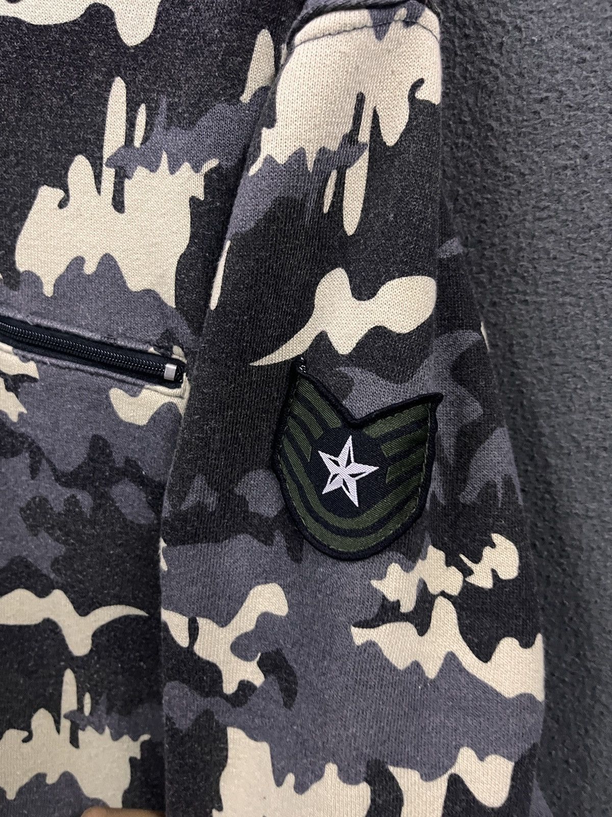 No Fear × Playboi Carti VINTAGE NO FEAR ARMY CAMO HOODIE Size US M / EU 48-50 / 2 - 8 Thumbnail