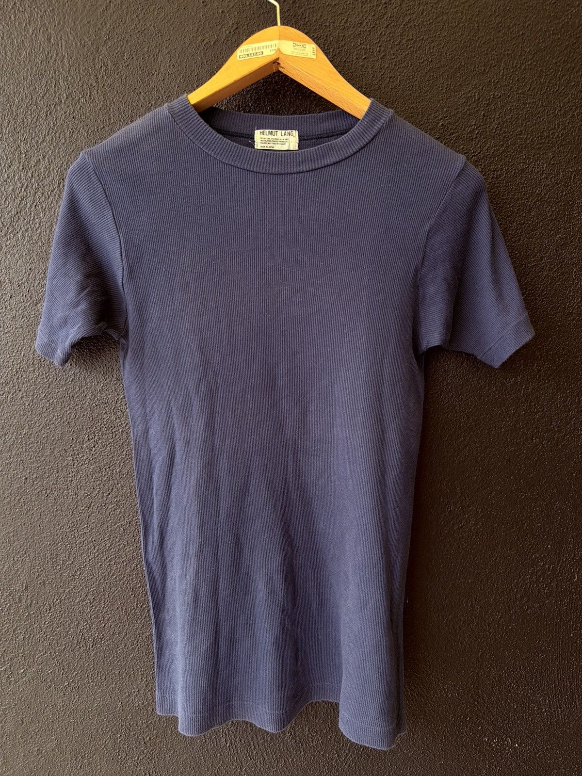 Helmut Lang Vintage Helmut Lang Ribbed Tee Bundle (2 pcs) – Navy & Brown Size US S / EU 44-46 / 1 - 2 Thumbnail