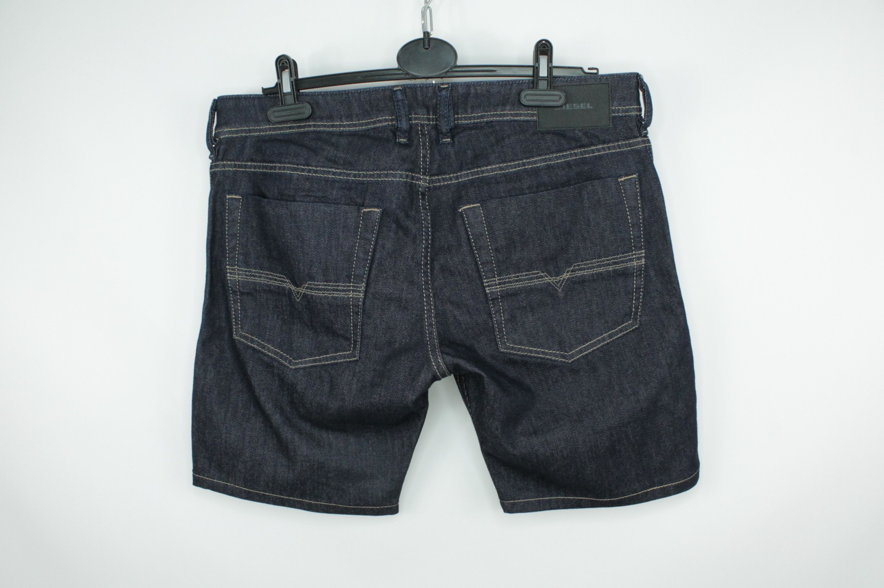 Diesel Diesel Raw Blue Denim Shorts Size US 33 - 3 Thumbnail