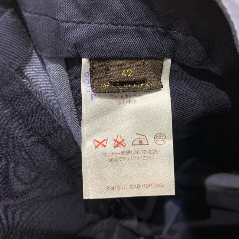 Louis Vuitton Louis Vuitton Dark blue slacks pants Size US 42 / EU 58 - 4 Thumbnail
