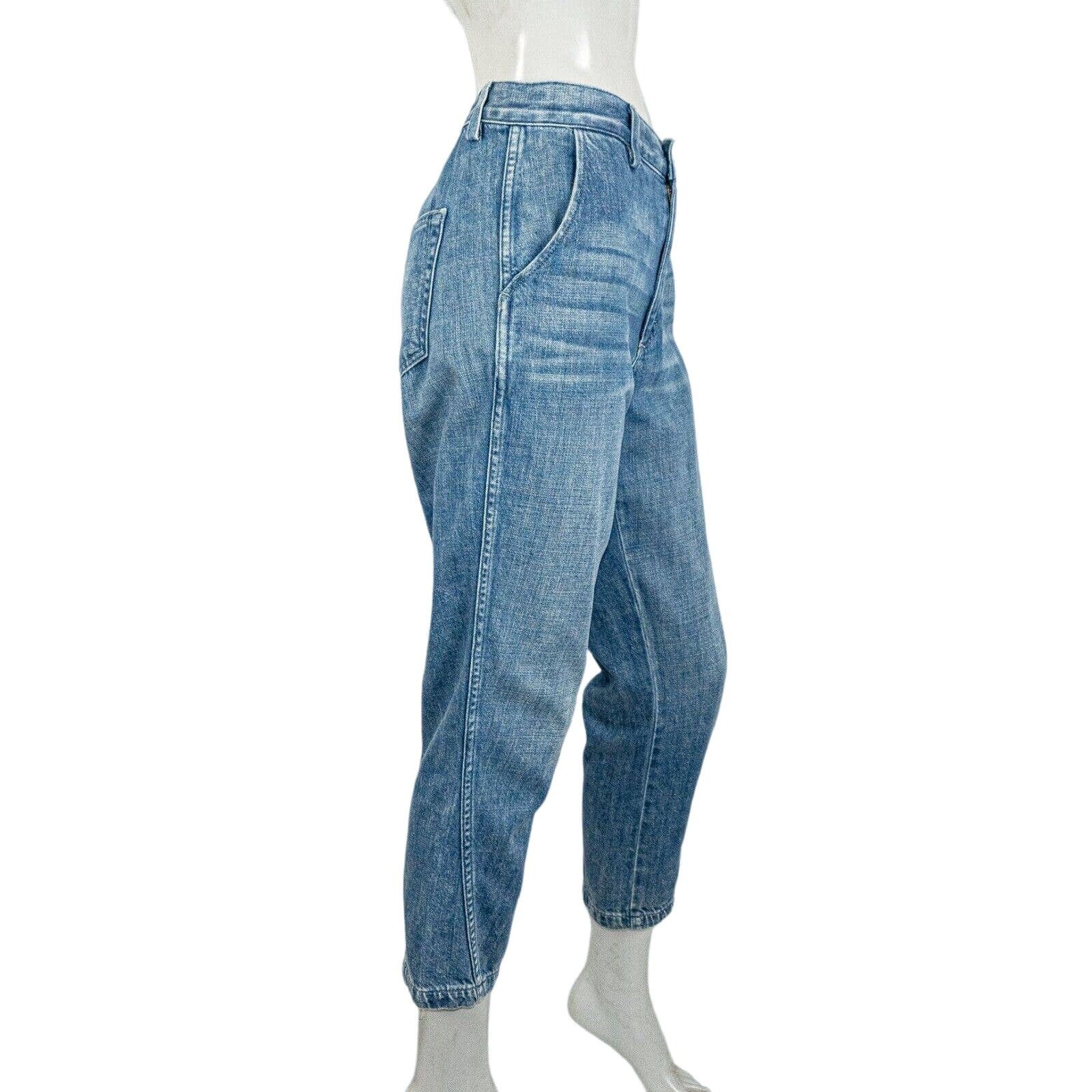 Designer AMO DENIM Women's baggy Slouch Trouser Jeans Indigo Size 28 Size 28" / US 6 / IT 42 - 5 Thumbnail