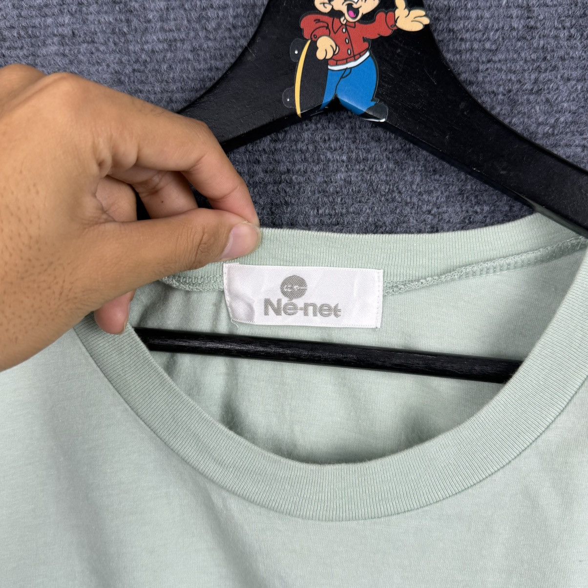 Ne-Net Vintage Né-net "Nya" Postman Cat Graphic Tee Size US M / EU 48-50 / 2 - 3 Thumbnail