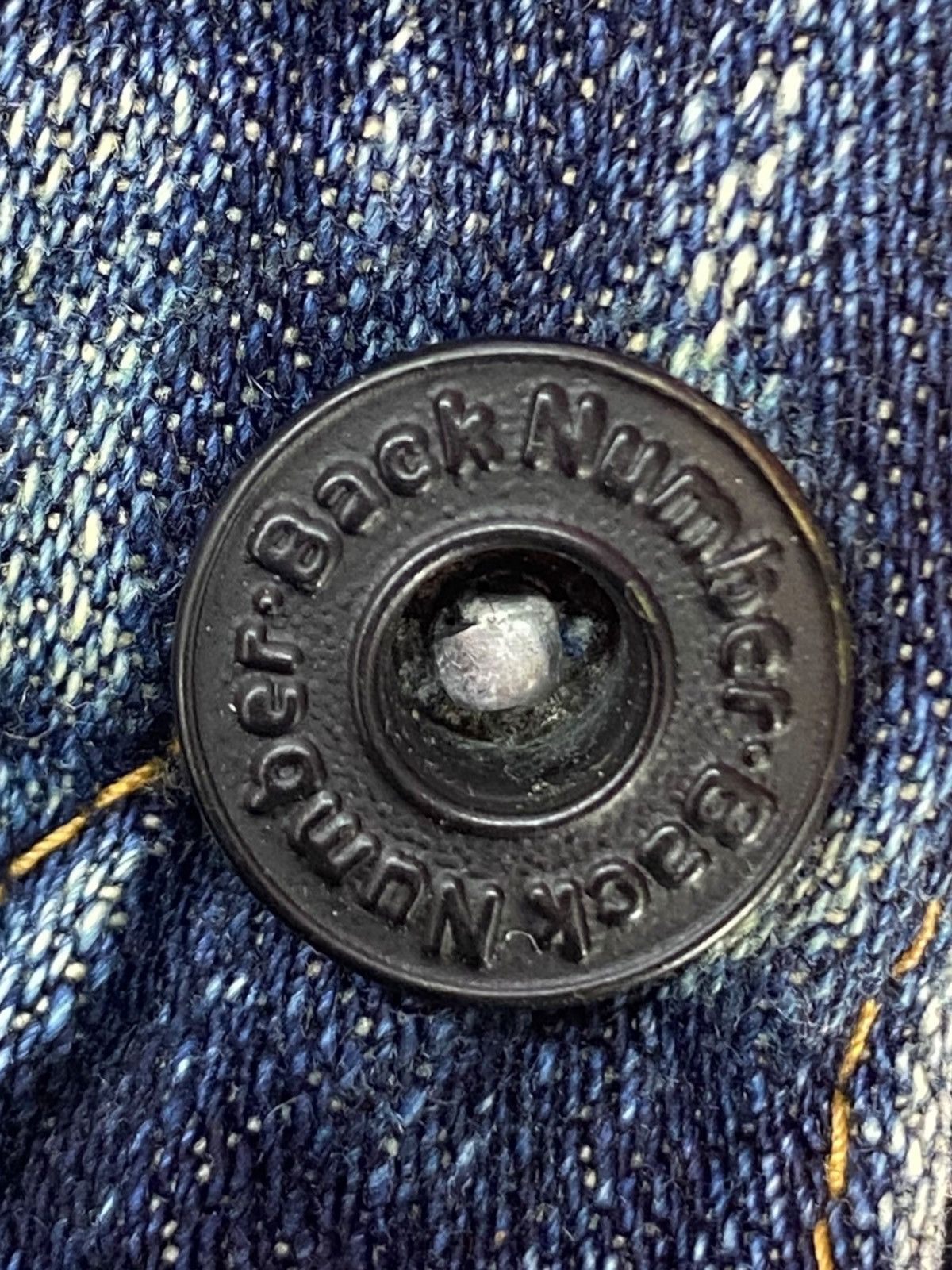 Japanese Brand Back Number Brand X Selvedge Faded Wash Style Loose Jeans Size US 30 / EU 46 - 10 Thumbnail