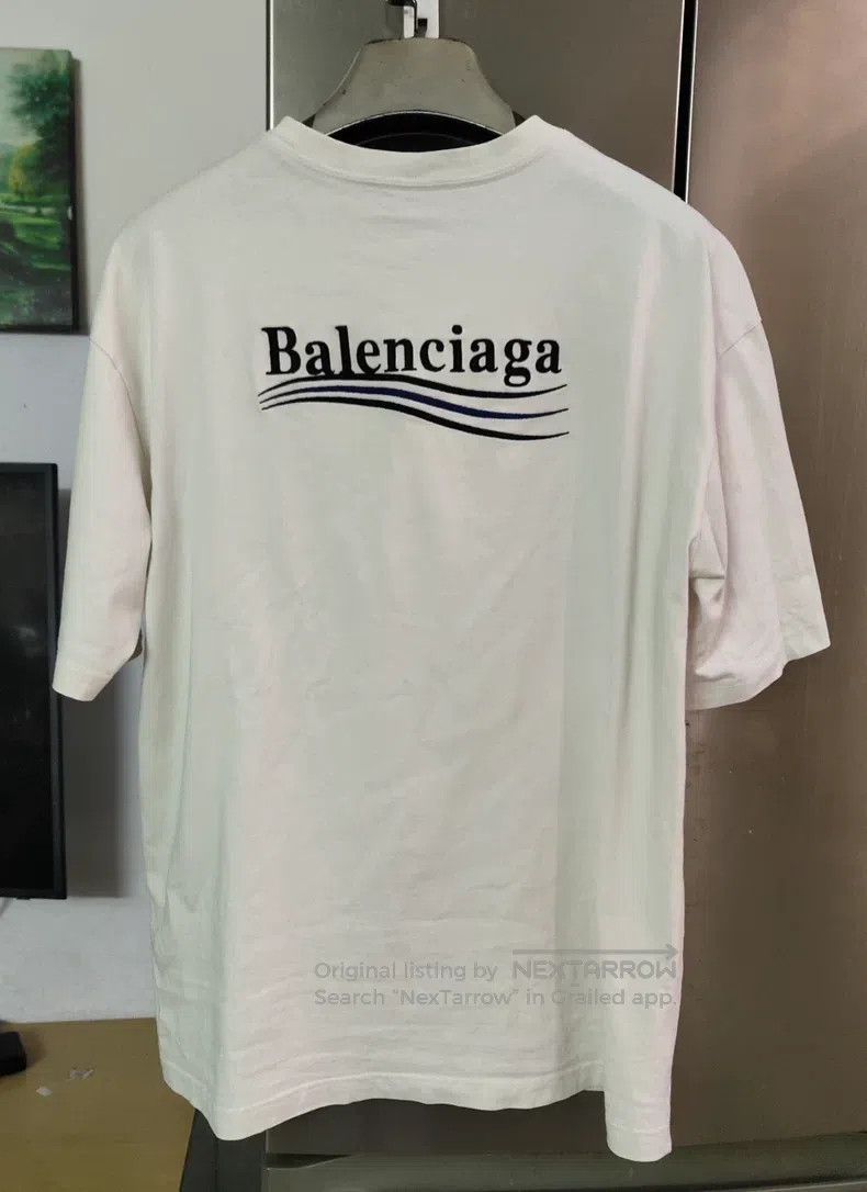Balenciaga Balenciaga Lettering Print Round Neck Short Sleeve T-Shirt Size US S / EU 44-46 / 1 - 2 Thumbnail