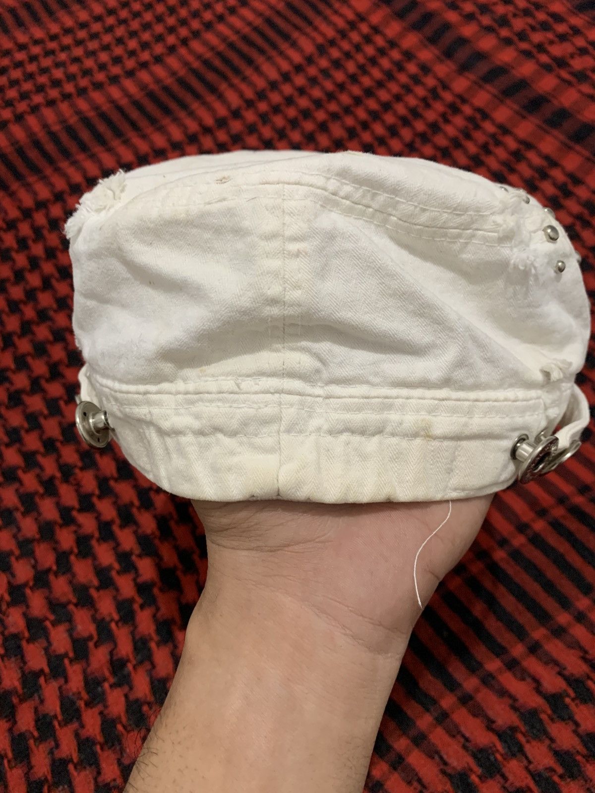 Japanese Brand Undefined Japanese Commando Hat Studded Punk Y2k Rock Style Size ONE SIZE - 5 Thumbnail