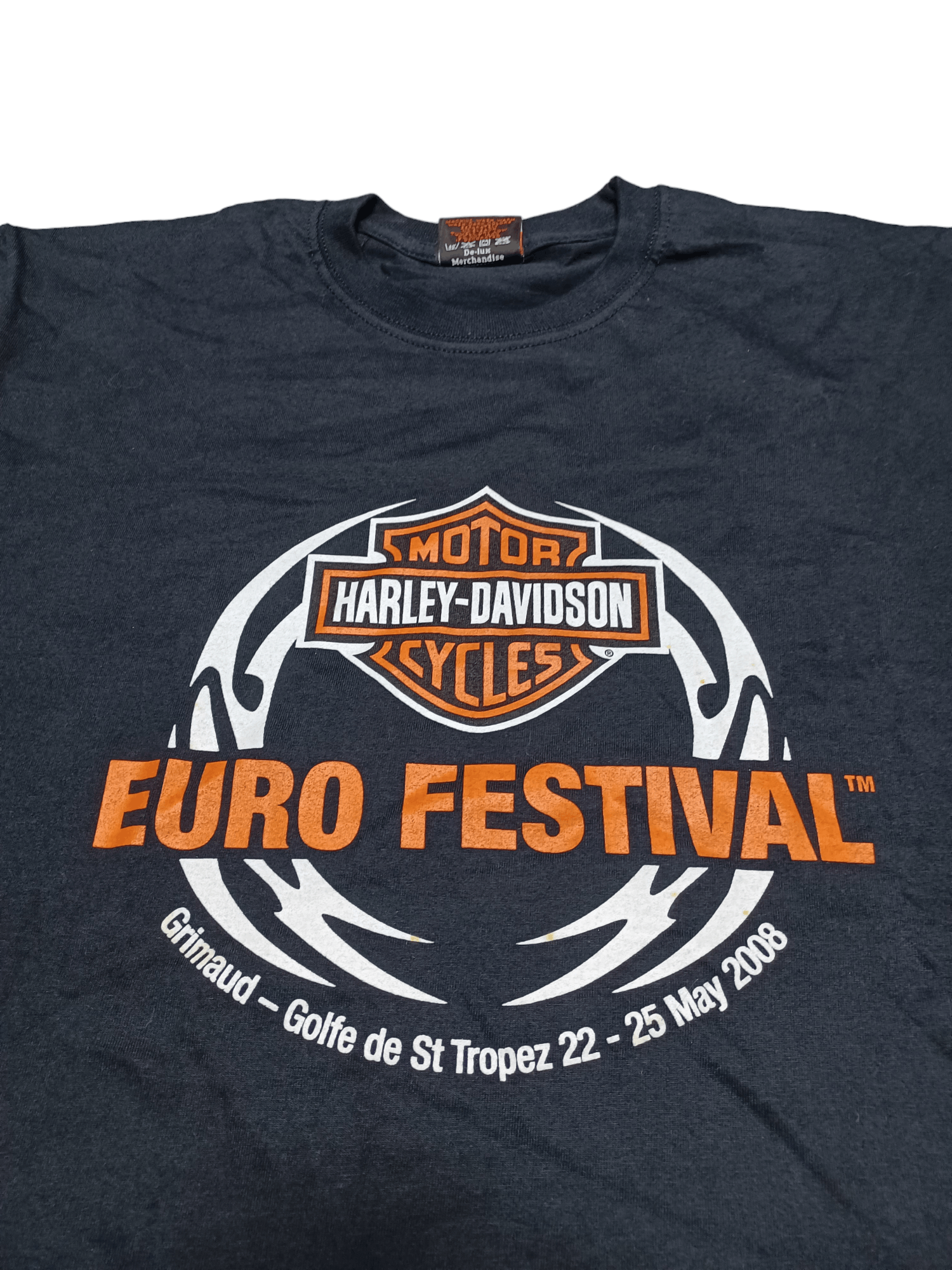 Harley Davidson HARLEY DAVIDSON EURO FESTIVAL 2008 VINTAGE BIKE TEE Size US S / EU 44-46 / 1 - 3 Thumbnail