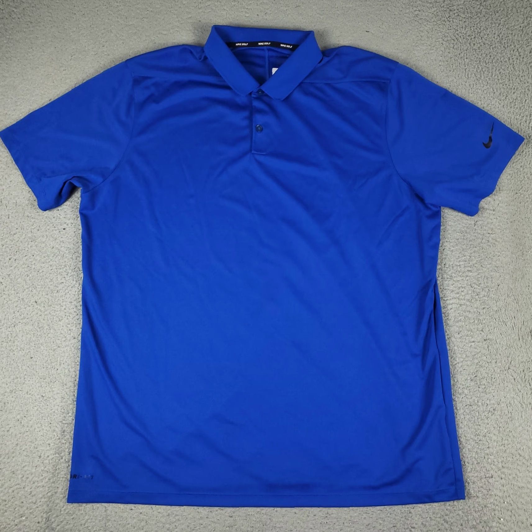 Nike Nike Polo Shirt Mens 2XL Blue Short Sleeve Polo Nike Golf Casual Shirt MENS Size US XXL / EU 58 / 5 - 2 Thumbnail