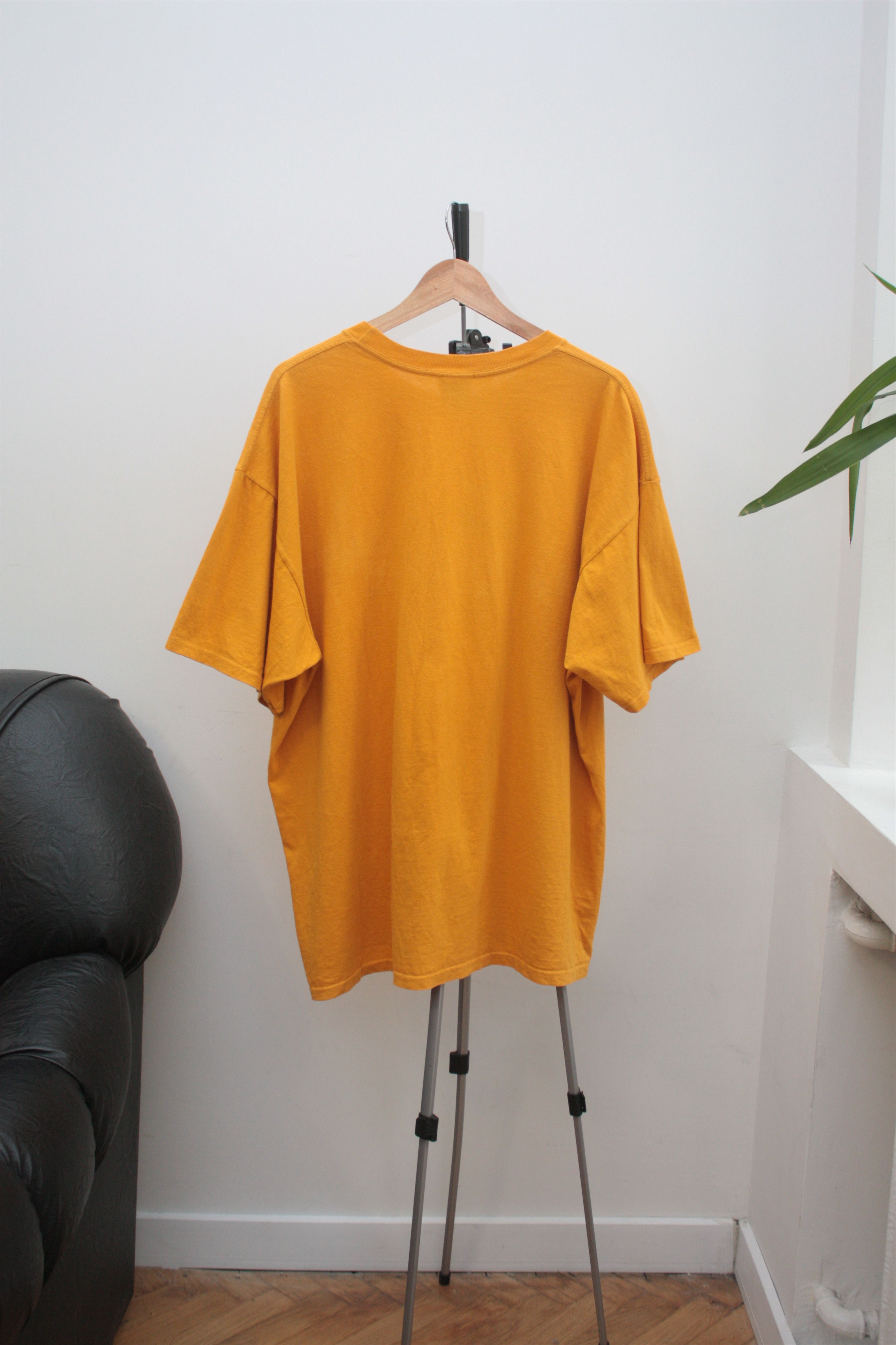 Nike Nike Vintage Yellow Swoosh Tee XL 90s Size US XL / EU 56 / 4 - 4 Thumbnail