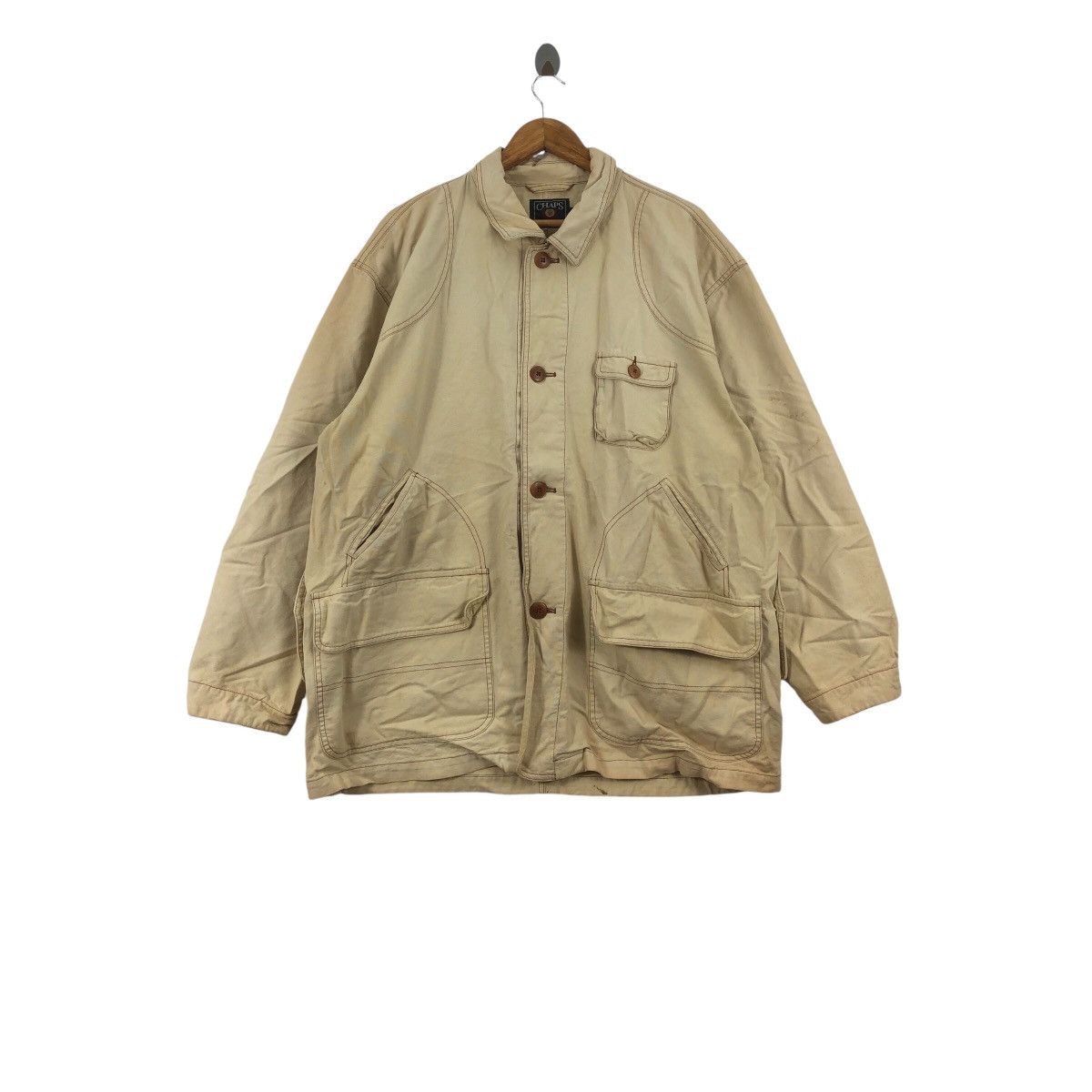 Vintage CHAPS RALPH LAUREN Rl Multipocket 3d Safari Chore