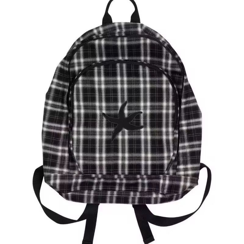 Other Striped Punk Capacity Retro Grunge School Backpack Size ONE SIZE - 5 Thumbnail