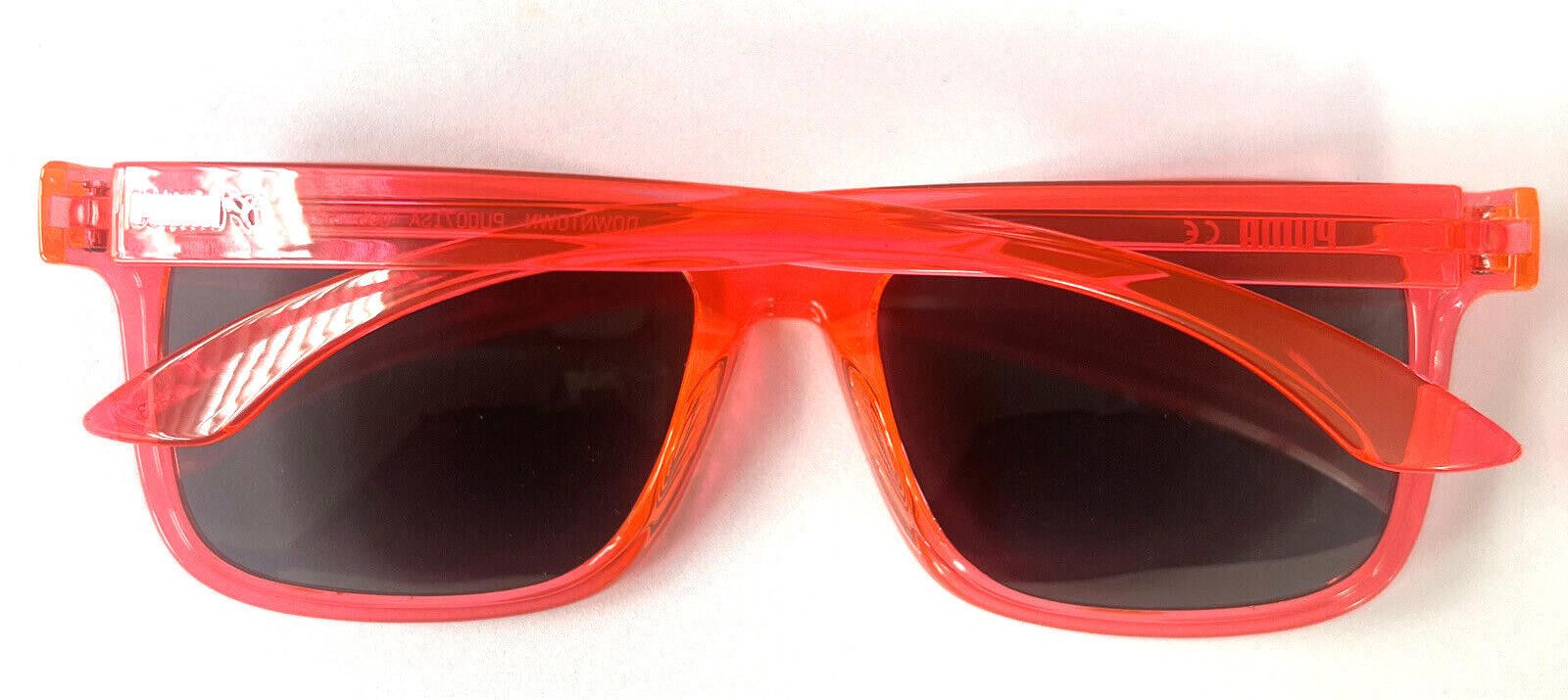 Puma PUMA PU0071SA 005 Red/Orange Square Sunglasses 56-19 145 New Size ONE SIZE - 7 Thumbnail