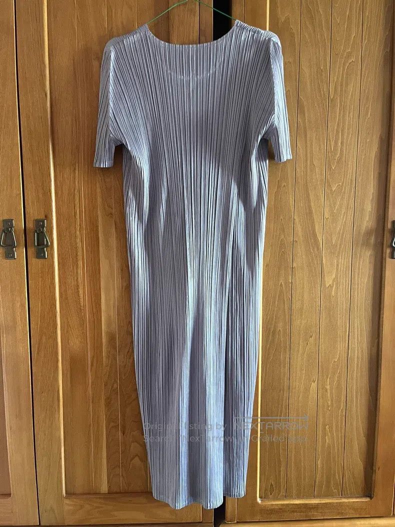 Issey Miyake Issey Miyake Purple Dress Size M / US 6-8 / IT 42-44 - 4 Thumbnail