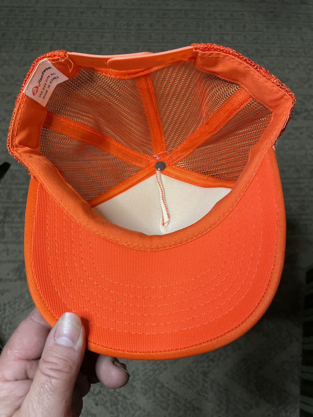 Vintage VINTAGE TENNESSEE TRUCKER HAT CAP SnapBack foam mesh orange Size ONE SIZE - 11 Thumbnail
