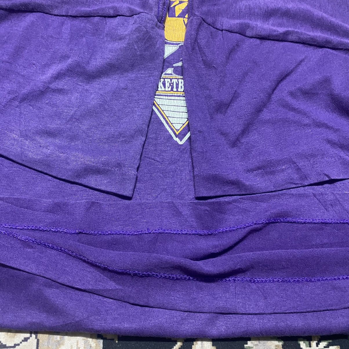 NBA Vintage 80s Los Angeles Lakers Shirt Size US L / EU 52-54 / 3 - 3 Thumbnail