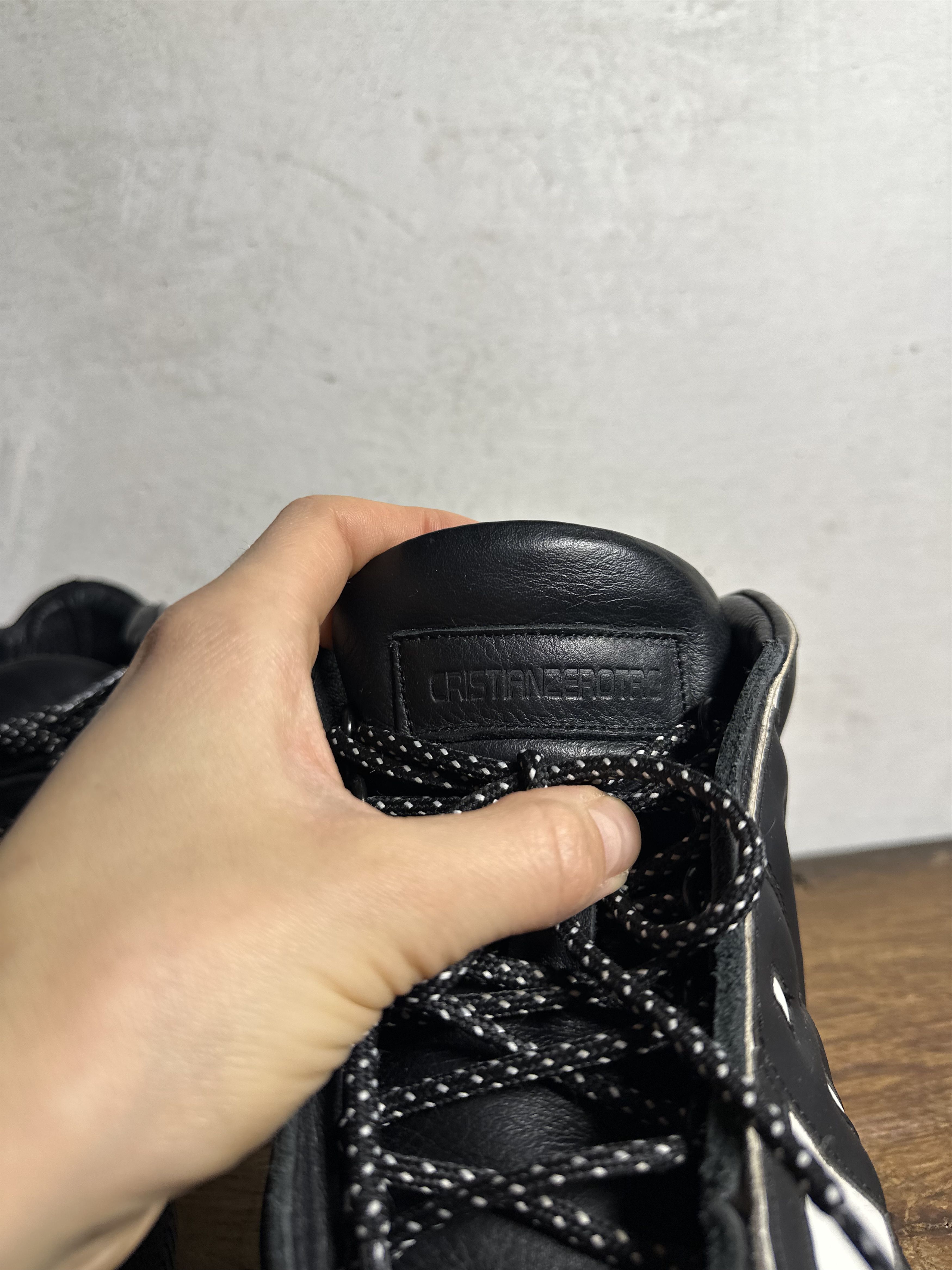 Point Zero Cristianzerotre CR03 Leather Sneakers Size US 11 / EU 44 - 10 Thumbnail