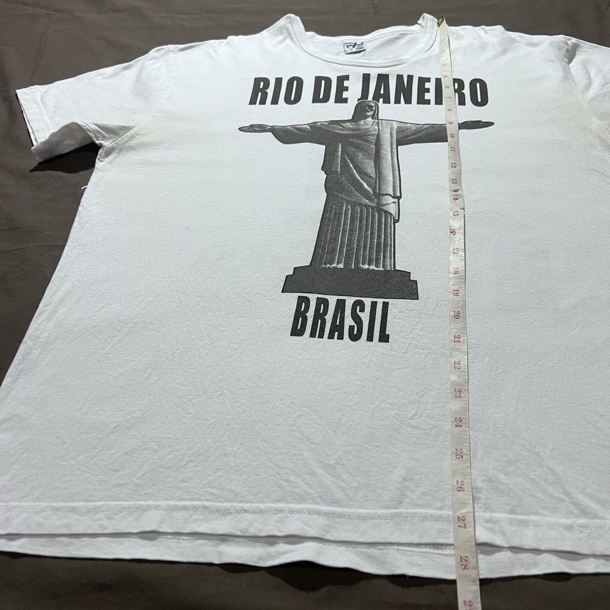 Vintage Vintage Y2K Rio de Janeiro God Jesus Bible Holy Tee Size US L / EU 52-54 / 3 - 10 Thumbnail
